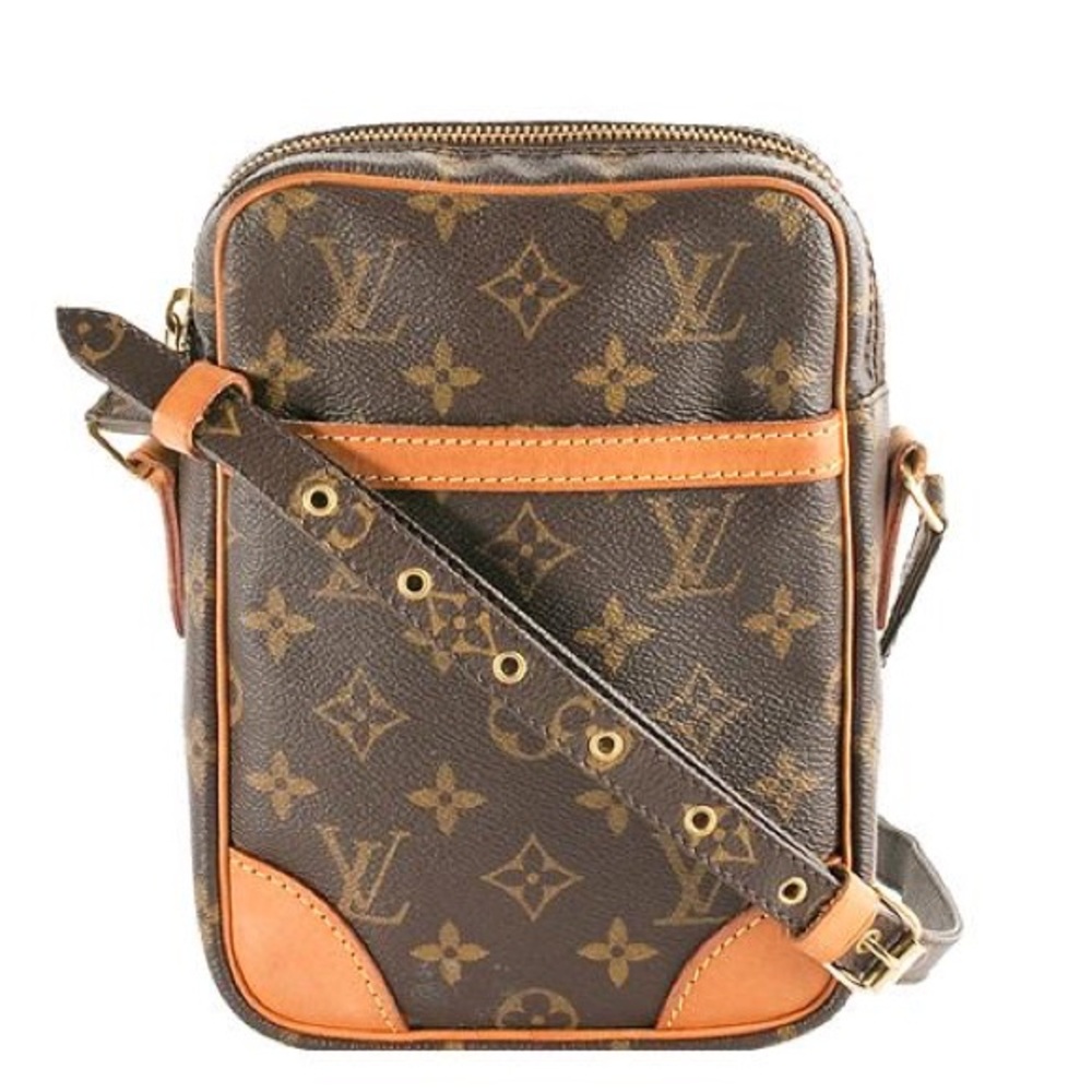 Louis Vuitton Monogram Crossbody Bag in Brown and Tan